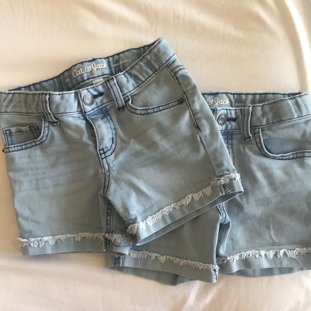 Kids Cat & Jack Distressed Shorts